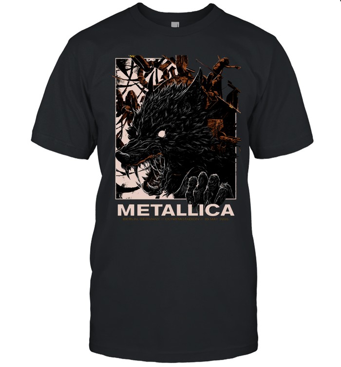Berlin 2026 Dark Wolf Tour Unisex T-Shirt