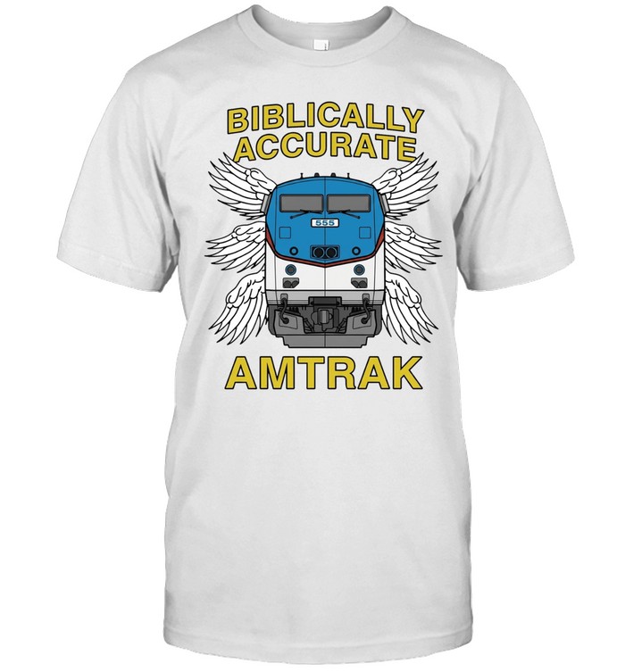 Biblically Accurate Amtrak Train Wings Unisex T-Shirt