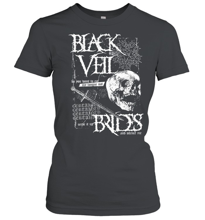 Black Veil Brides Skull Sword Women T-Shirt