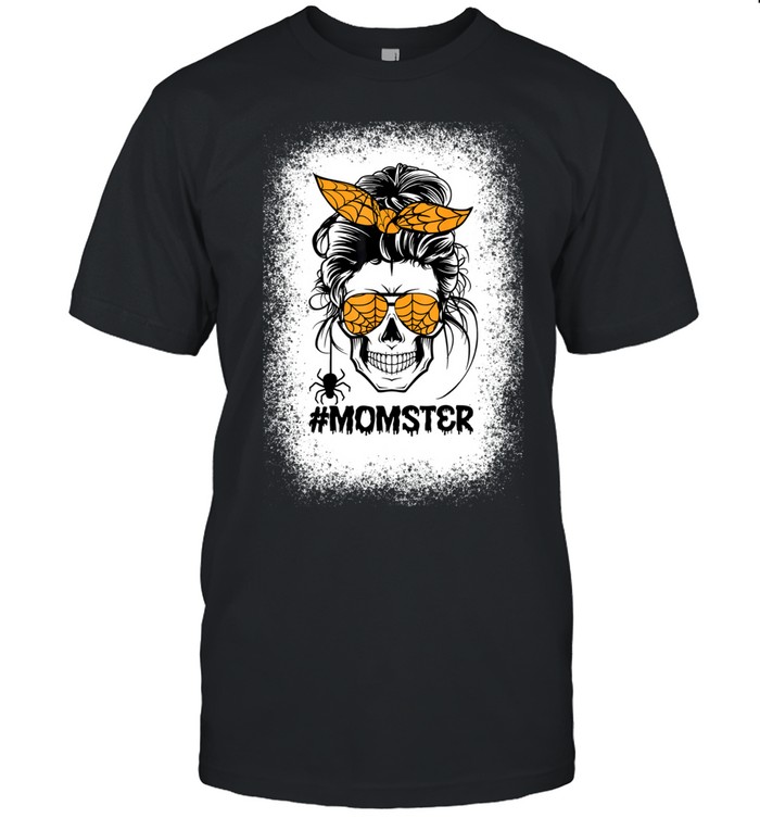 Bleached Momster Costume Skull Mom Messy Unisex T-Shirt