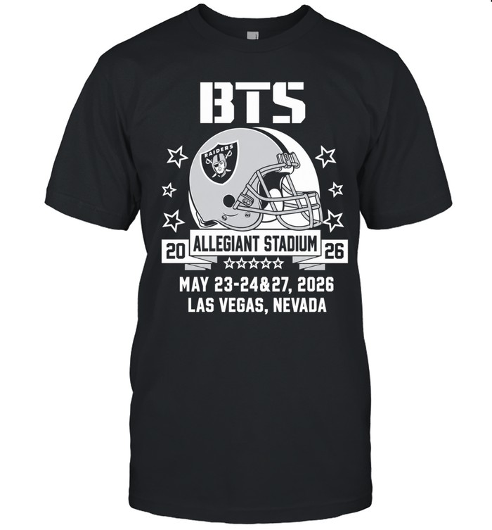 BTS x Las Vegas Raiders World Tour Arirang 2026 Unisex T-Shirt