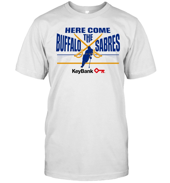 Buffalo Sabres Here Come The Keybank hockey 2026 Unisex T-Shirt