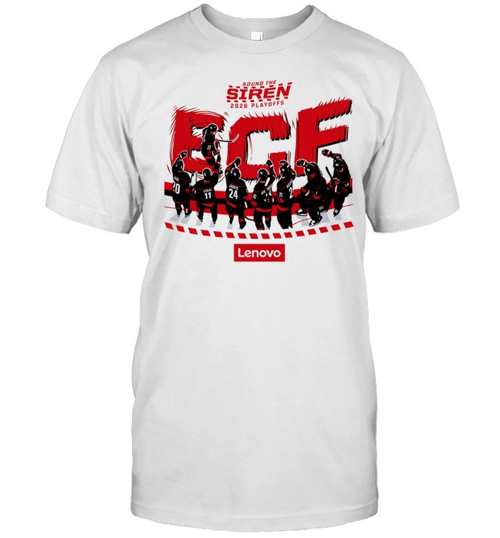 Carolina Hurricanes Sound The Siren 2026 Playoffs Ecf Lenovo Unisex T-Shirt