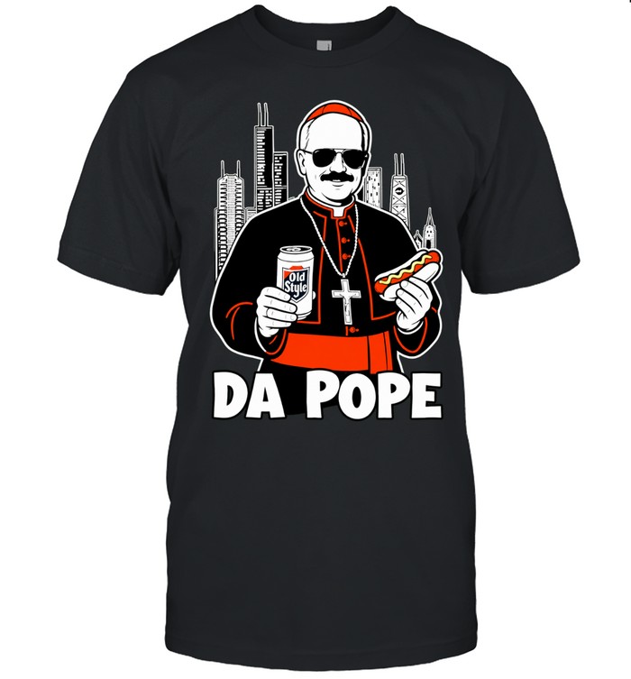 Chicago Cardinal Da Pope Beer Hotdog Unisex T-Shirt