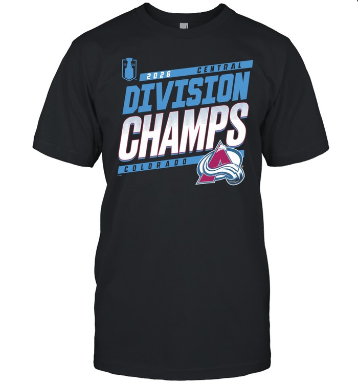 Colorado Avalanche division champs hockey 2026 central Unisex T-Shirt