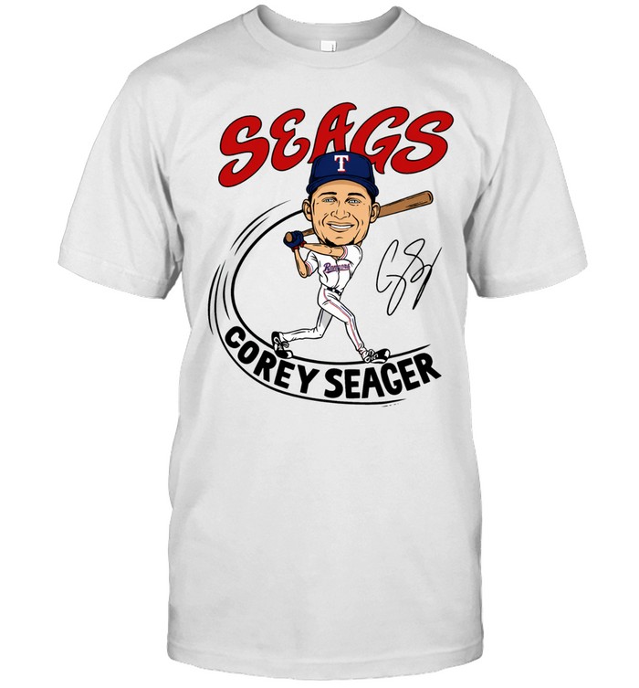 Corey Seager Texas Rangers Seags batter signature Unisex T-Shirt