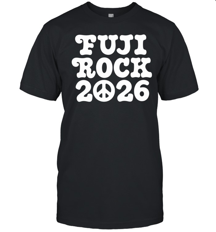 Fuji Rock 2026 Retro Peace Music Festival Unisex T-Shirt