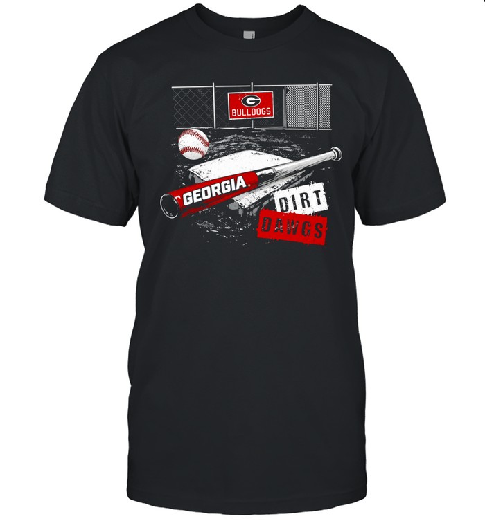 Georgia Bulldogs Dirt Dawgs baseball field Unisex T-Shirt