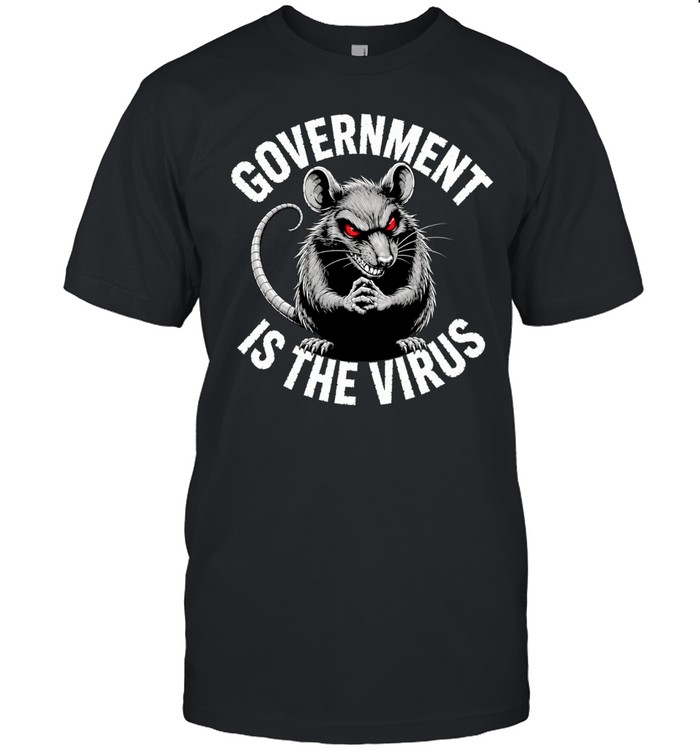 Government Is The Virus Rat Unisex T-Shirt