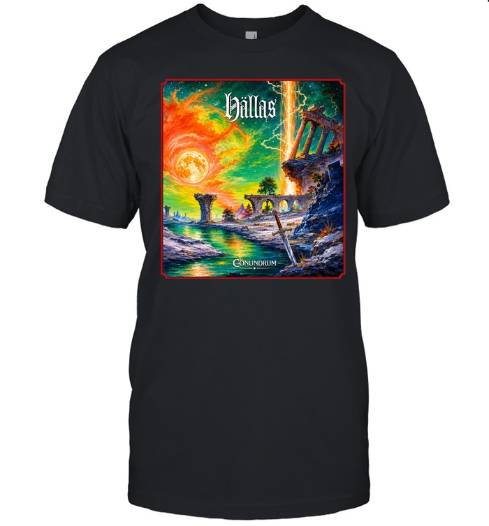 Hallas fantasy moonscape Conundrum Unisex T-Shirt