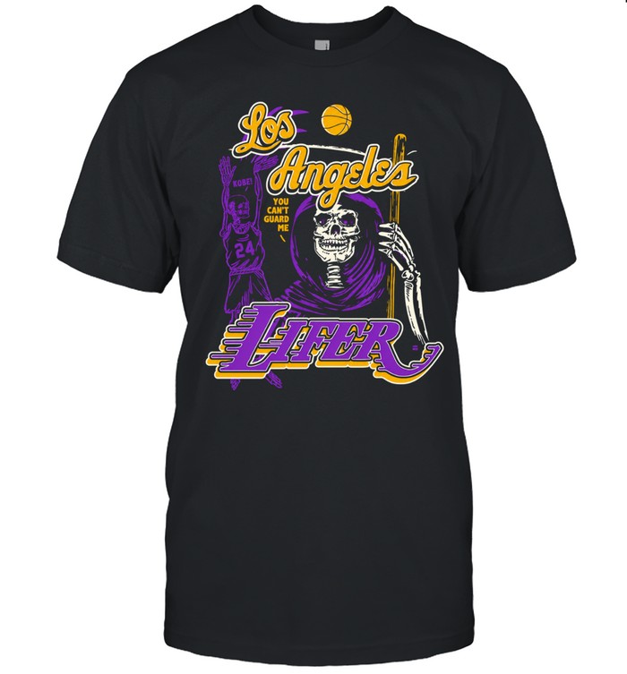 Kobe Bryant Los Angeles Lakers Lifer You Can’t Guard Me Grim Reaper Unisex T-Shirt