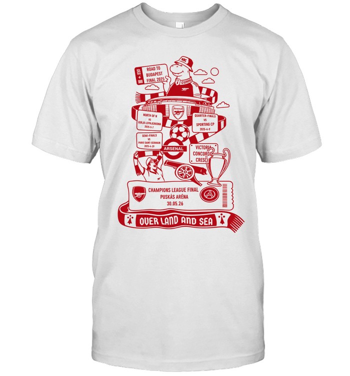 League Final Puskás Aréna Over Land and Sea Unisex T-Shirt
