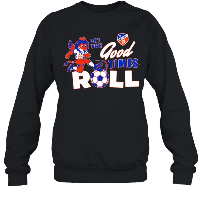 Let The Good Times Roll Fc Cincinnati Mascot Sweatshirt