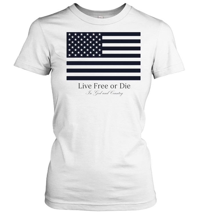 Live free or die American flag Women T-Shirt