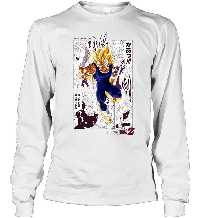 Majin Vegeta Super Saiyan Dragon Ball Z vintage Long Sleeve Tee