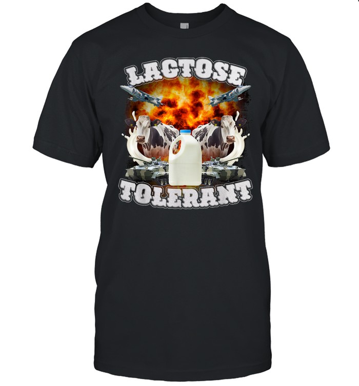 Military milk cow conflict lactose tolerant Unisex T-Shirt