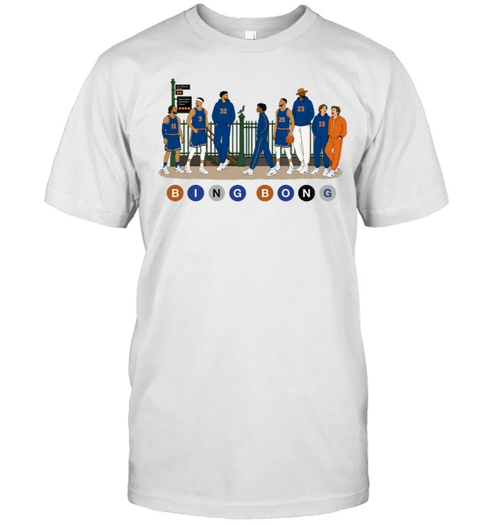 New York Knicks Bing Bong Borough Roll Call Unisex T-Shirt