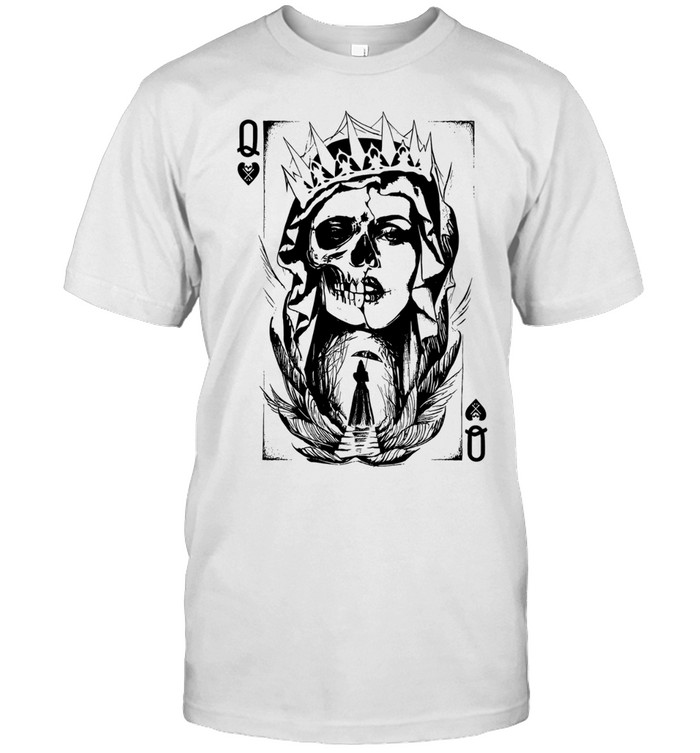 Poker Q Gloomy Queen Vintage Unisex T-Shirt