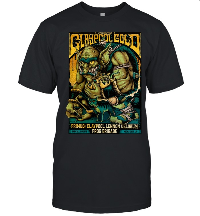 Primus Claypool Gold Frog Brigade Monster Unisex T-Shirt