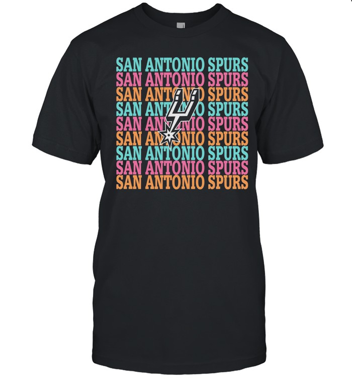 San Antonio Spurs logo repeat Unisex T-Shirt