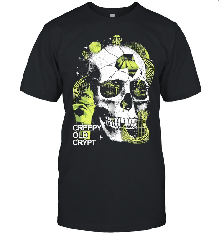 Skull creepy old crypt Unisex T-Shirt