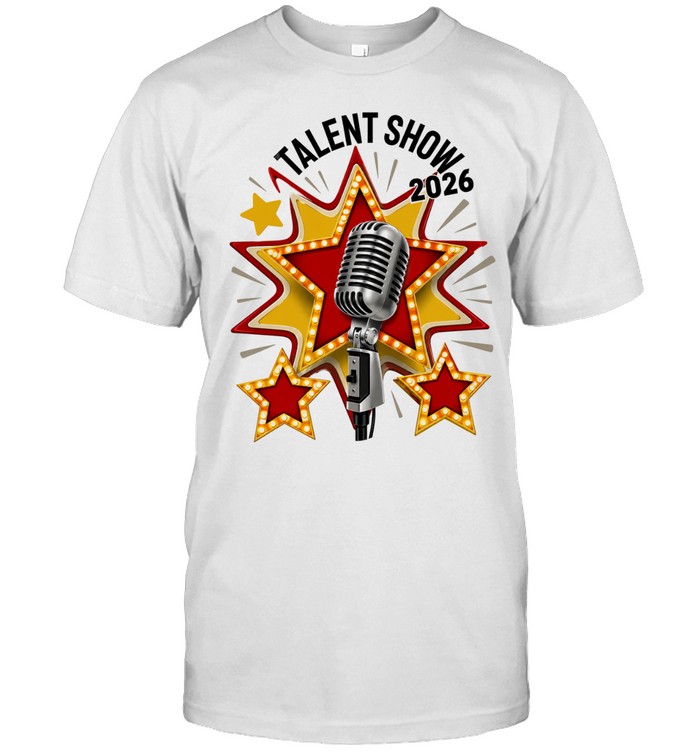 Talent show star performer mic stars 2026 Unisex T-Shirt