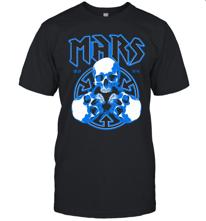 Thirty Seconds To Mars European Tour 2027 Blue Skulls Unisex T-Shirt