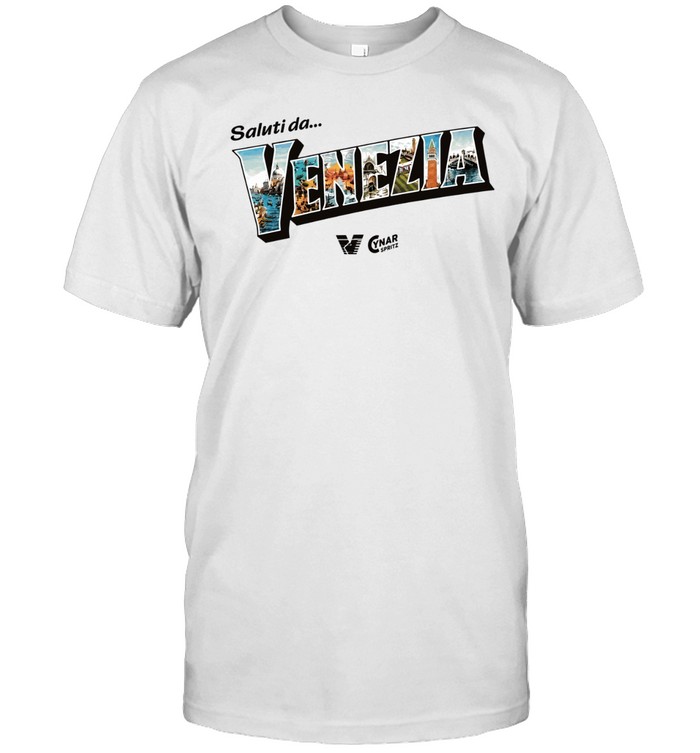 Venezia Saluti Da Cynar Spritz Postcard Sand Unisex T-Shirt