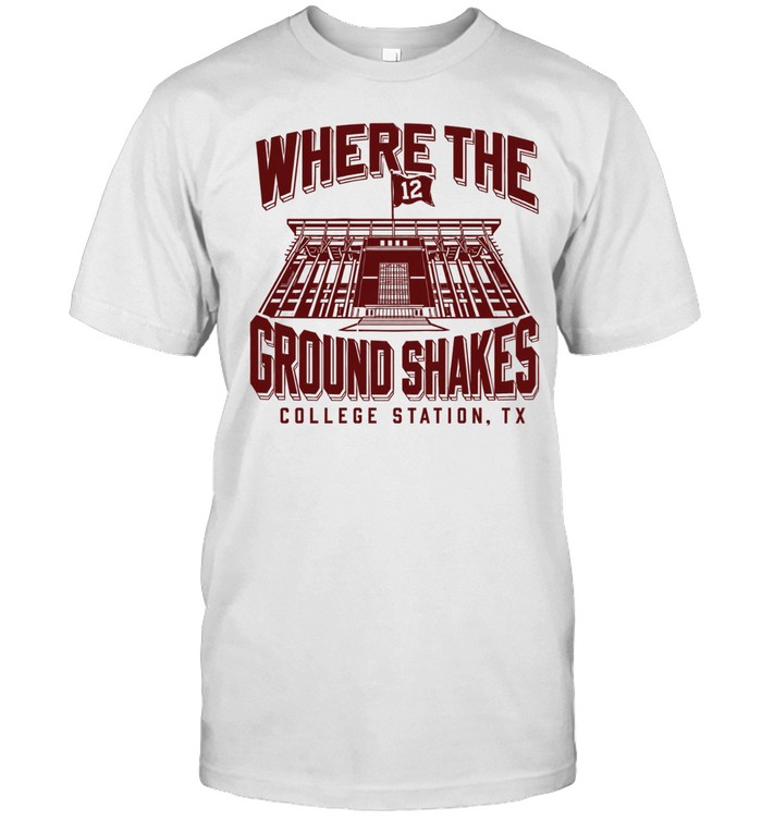 Where the ground shakes college stadium Unisex T-Shirt