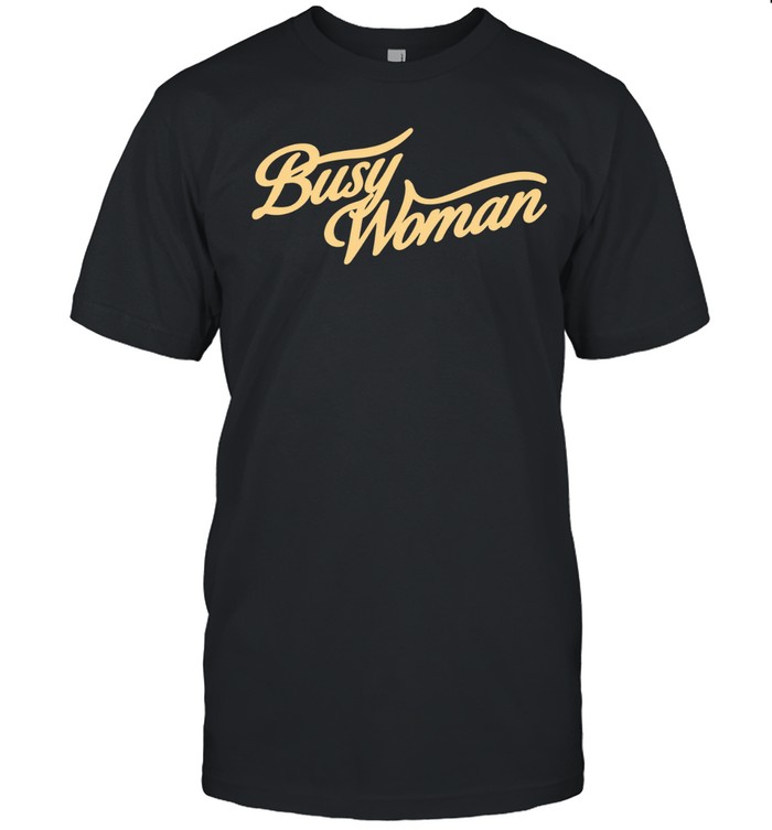 Woman busy cursive Unisex T-Shirt