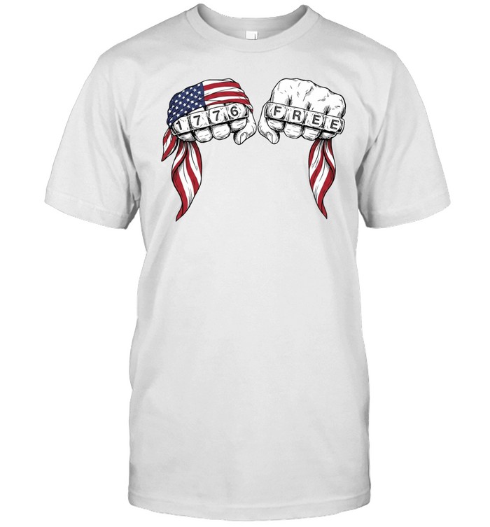 1776 Free American Flag Independence Day Unisex T-Shirt