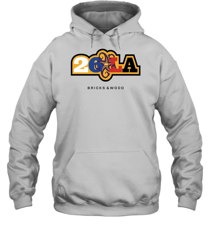 26 LA Bricks and Wood Los Angeles Lakers Hoodie