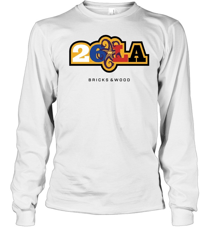 26 LA Bricks and Wood Los Angeles Lakers Long Sleeve Tee