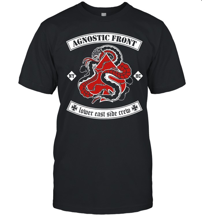 Agnostic Front Lower East Side Crew Snake Ace of Spades Hardcore Unisex T-Shirt