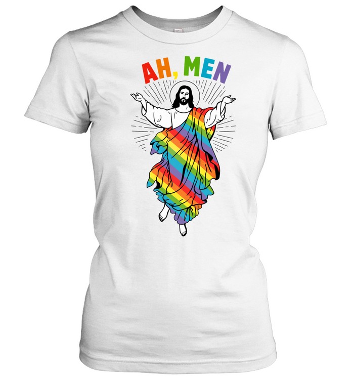 Ah Men Jesus Women T-Shirt