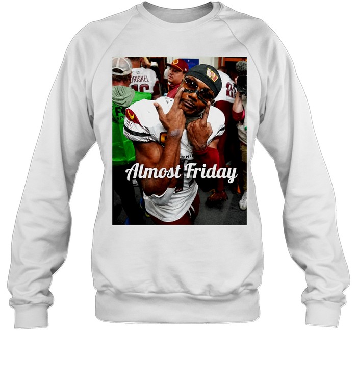 Almost Friday Scary Terry Washington Commanders Sweatshirt
