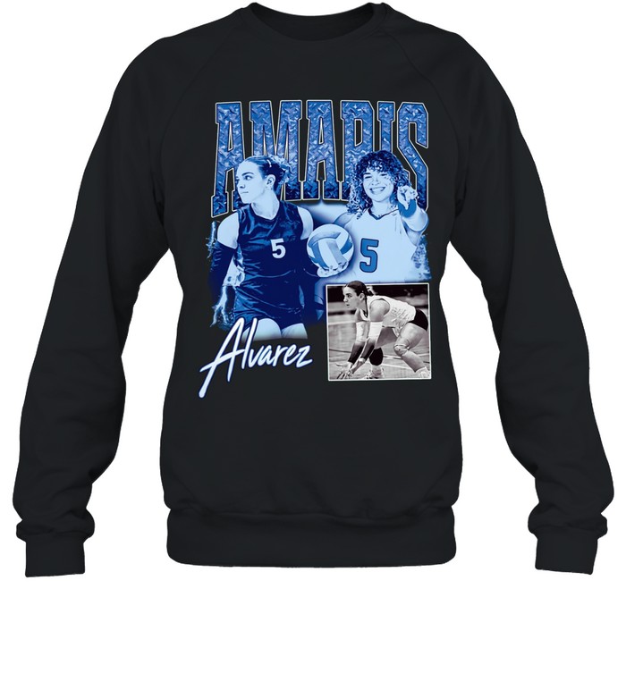 Alvarez Volleyball Player Collage Sweatshirt
