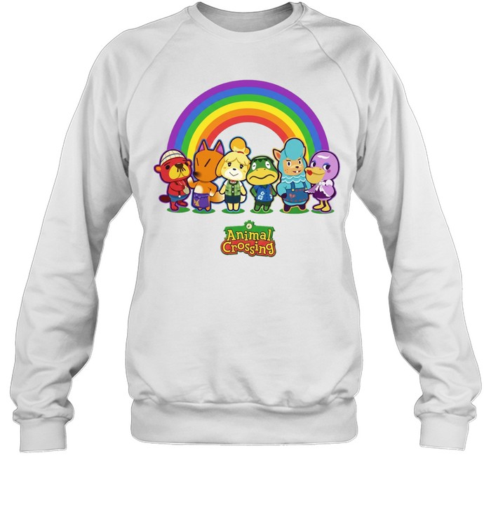 Animal Crossing Rainbow Character Sweatshirt