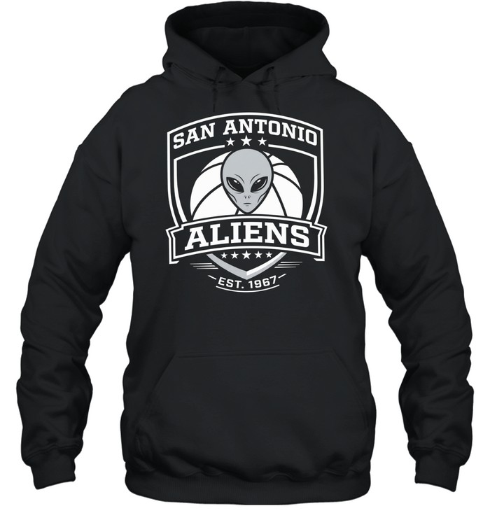 Antonio Aliens Basketball Logo 1967 Hoodie