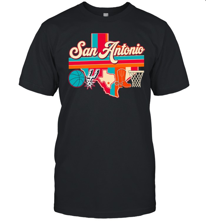Antonio Spurs basketball 5 Icons Vintage Spurs Inspired 2026 Unisex T-Shirt