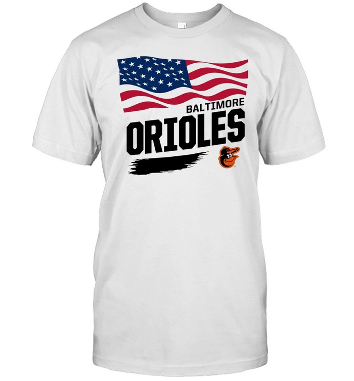 Baltimore Orioles Waving Flag Baltimore Orioles Unisex T-Shirt
