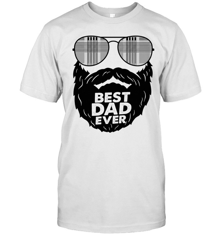 Best dad ever graphic beard Unisex T-Shirt