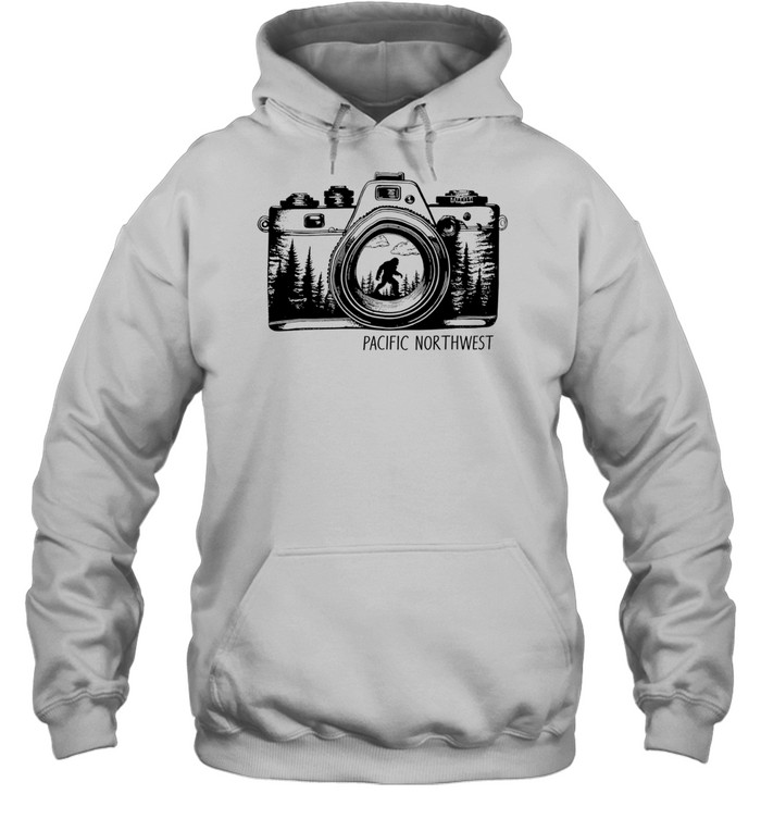 Bigfoot Pacific Northwest camera lens nature forest wilderness adventure Hoodie