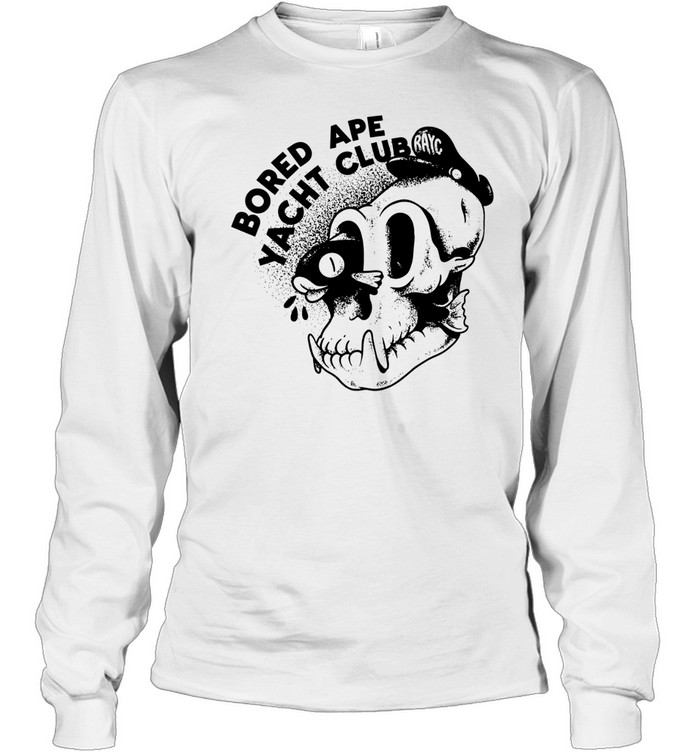 Bored Ape Yacht Club Skull Fish Long Sleeve Tee
