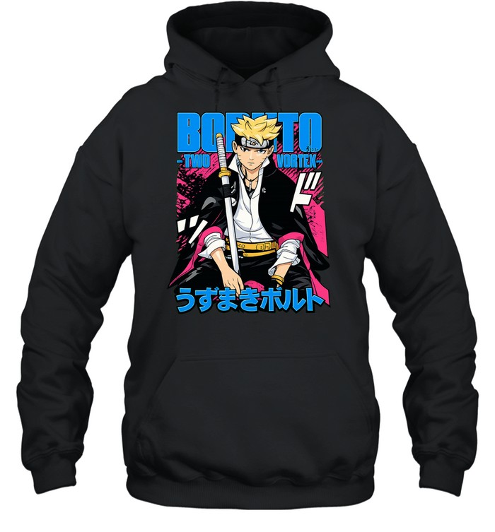 Boruto Two Blue Vortex Uzumaki Boruto Anime Manga Japanese Hoodie