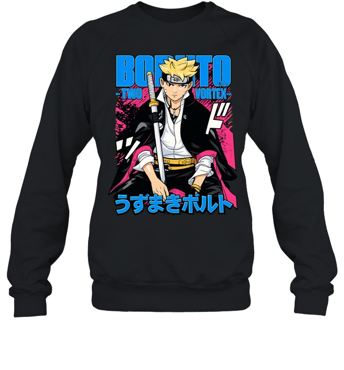 Boruto Two Blue Vortex Uzumaki Boruto Anime Manga Japanese Sweatshirt