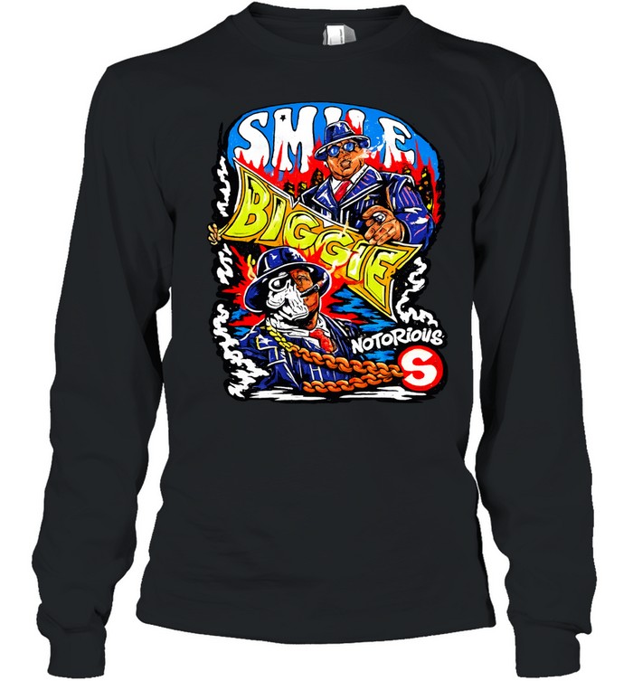 Boss Biggie Notorious Skeleton Long Sleeve Tee