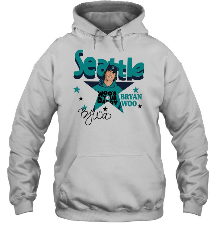 Bryan Woo Seattle Mariners Woo’s Your Daddy Hoodie
