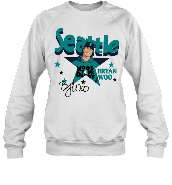 Bryan Woo Seattle Mariners Woo’s Your Daddy Sweatshirt