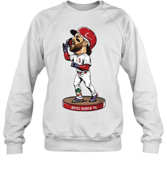 Bryce Harper Philadelphia Phillies Bobble Head Sweatshirt